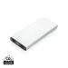 Aluminium 18W 10 000 mAh PD-powerbank sølvfarget