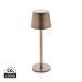 Zenic RCS USB-oppladbar bordlampe i resirkulert plast gull