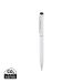 Tynn stylus/touchpenn i metall hvit