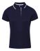 Ladies Contrast Polo Marine/Hvit