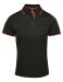 Ladies Contrast Polo Sort/Safety Orange