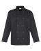 Studded Front Chefs Jacket L/S Sort
