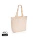 Impact Aware™ 240 gsm rcanvas shopper med lomme, ufarget off white