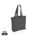 Impact Aware™ 240 gsm rcanvas shopper med lomme, ufarget Mørke grå