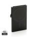 Standard aluminum RFID magnetisk kortholder til telefon Svart