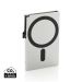Standard aluminum RFID magnetisk kortholder til telefon sølvfarget