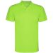Monzha kortermet teknisk polo for herre Lime