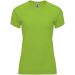 Bahrain 135 g/m² kortermet teknisk t-skjorte for dame Lime