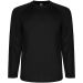 Montecarlo langermet sports t-skjorte for herre Solid svart