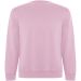 Batian unisex collegegenser rund hals i økologisk bomull Lys rosa