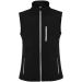 Nevada unisex softshell vest Solid svart