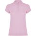 Star kortermet polo for dame Lys rosa