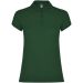 Star kortermet polo for dame Flaskegrønn