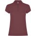 Star kortermet polo for dame berryred