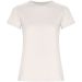 Golden kortermet t-skjorte for dame vntwhite