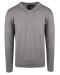 Laguna v-neck sweater (H) Gråmelert