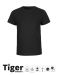 Barn Tiger Cotton T-skjorte black