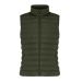 IQONIQ Meru bodywarmer i resirkulert polyester for kvinner khaki