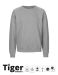 Unisex Tiger Cotton Sweatshirt sport grey