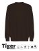 Tiger Cotton Oversized Sweatshirt brown