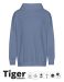 Tiger Cotton Oversized Hoodie dusty indigo