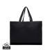 VINGA Hilo maxi toteveske i AWARE™ resirkulert canvas Svart