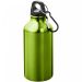 Oregon 400 ml aluminiumsflaske med karabinkrok Eplegrønn