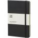 Moleskine Classic M notatbok med stivt omslag – linjert Solid svart