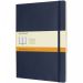 Moleskine Classic XL notatbok med mykt omslag – linjert Safirblå