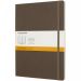 Moleskine Classic XL notatbok med mykt omslag – linjert Jordbrun