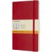 Moleskine Classic L notatbok med mykt omslag – linjert Scarlet rød