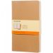 Moleskine Cahier Journal L – linjert Kraft brun