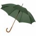 Kyle 23" automatisk paraply med treskaft og -håndtak Skogsgrønn