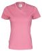 T-Shirt V-Neck Lady Pink