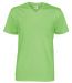 T-Shirt V-Neck Man Green