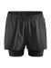 ADV Essence 2-in-1 Stretch Shorts M Black