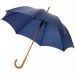 Kyle 23" automatisk paraply med treskaft og -håndtak Marineblå
