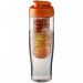 H2O Active® Tempo 700 ml sportsflaske og infuser med flipp lokk Transparent Transparent