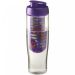 H2O Active® Tempo 700 ml sportsflaske og infuser med flipp lokk Transparent Transparent