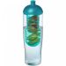H2O Active® Tempo 700 ml sportsflaske og infuser med kuppel lokk Transparent