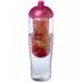 H2O Active® Tempo 700 ml sportsflaske og infuser med kuppel lokk Transparent Transparent