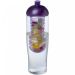H2O Active® Tempo 700 ml sportsflaske og infuser med kuppel lokk Transparent Transparent