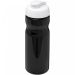 H2O Active® Base 650 ml sportsflaske med flipp lokk Solid svart Solid svart