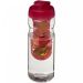 H2O Active® Base 650 ml sportsflaske og infuser med flipp lokk Transparent Transparent
