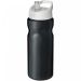 H2O Active® Base 650 ml sportsflaske med tut lokk Solid svart Solid svart
