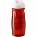 H2O Active® Pulse 600 ml sportsflaske og infuser med flipp lokk Transparent rød