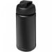 Baseline® Plus 500 ml sportsflaske med flipp-lokk Solid svart Solid svart