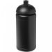 Baseline® Plus 500 ml sportsflaske med kuppel-lokk Solid svart