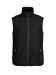Sideflip fleece vest Black