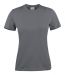 Heavy T-shirt Ladies Steel Grey